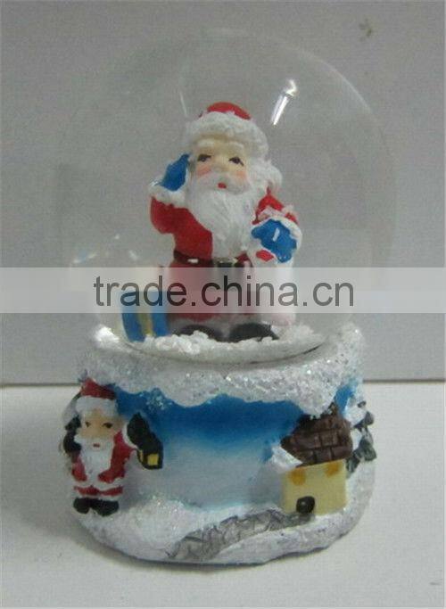 Christmas santa custom mini snow globe