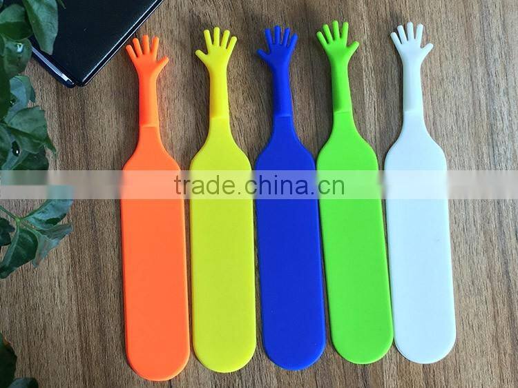 hot selling eco-friend protection silicone palm/finger bookmark