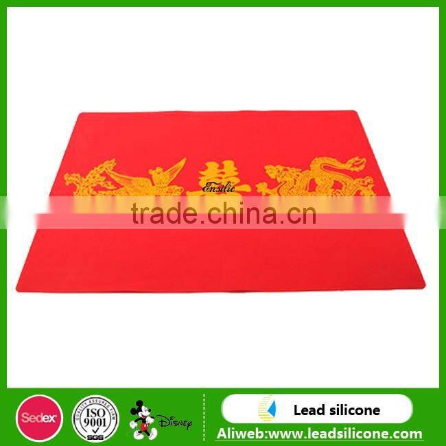 2017 Hot Sale food grade flower shape silicone table coasters made in China