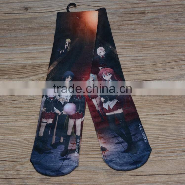 3D sublimation printing sock/adult 3d slipper socks