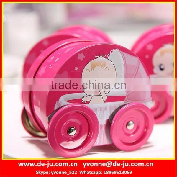 Pink Car Kids Birthday Candy Box