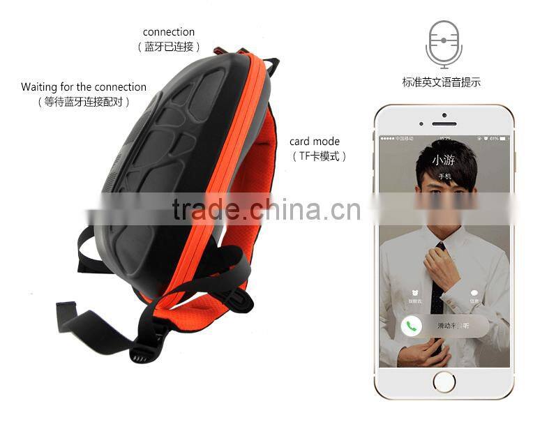 2016 New Arrival Hot Multifunction Outdoor Sports Backpack Design Bluetooth Speaker With FM Radio/Power Bank