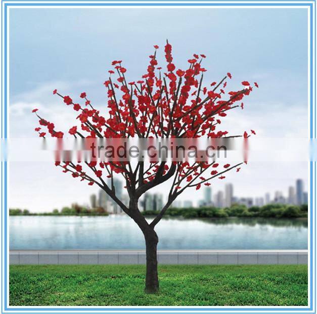 Artificial peach blossom led tree any color for you to choose