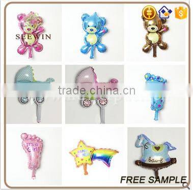 cute cartoon pattern aluminum film balloons