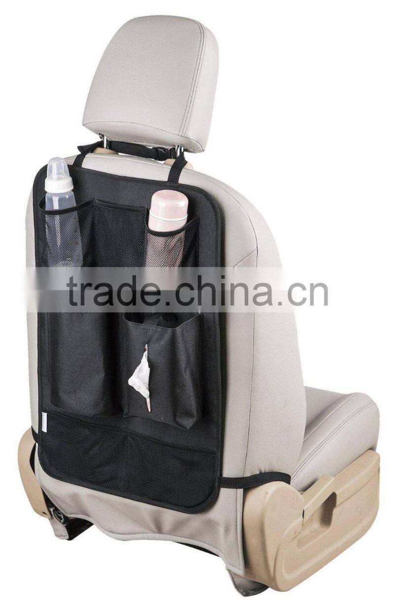 Backseat Organizer for Kids Car Back seat organizer with Tissue holder and Removable Pocket