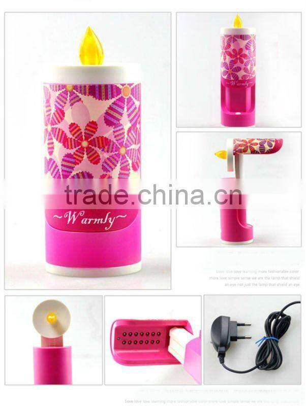 Creative portable charging candle modeling lamp