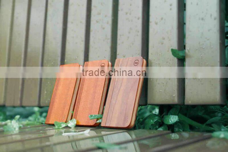 5500mAh Portable Wooden Power Bank