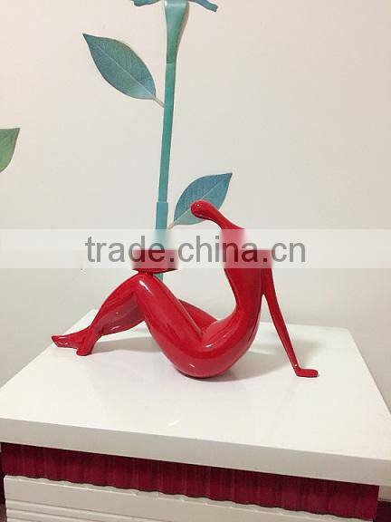 resin fat lady fat naked lady sculpture figure statue home art piece hotel decoration piece