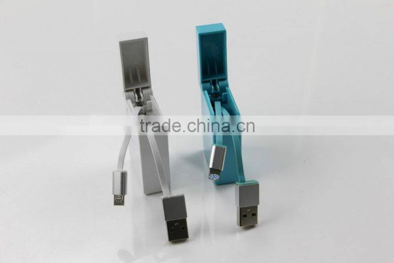 Custom Lighter Retractable USB Charger Cable,Micro USB Data/Sync Cable for Samsung,Huawei,HTC etc