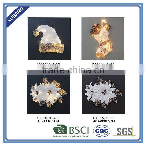 sandstone Hot sales led Christmas wall lights decoration