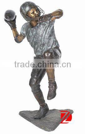 Bronze garden children statue outdoor sculpture