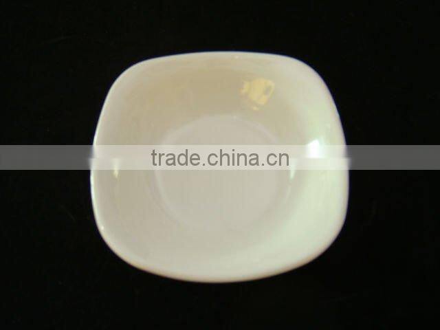 Solid color melamine salad plate