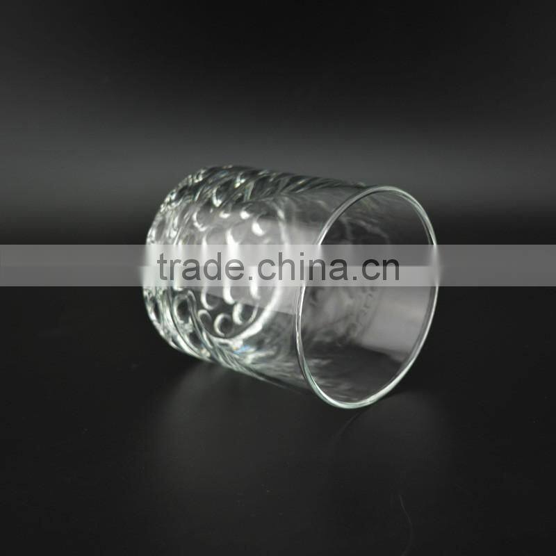10oz clear shot glass cups for wine with OEM