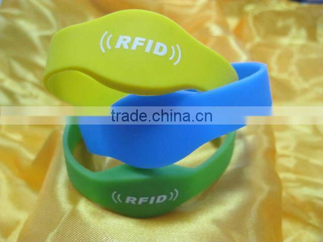 NFC silicone access control rfid bracelet