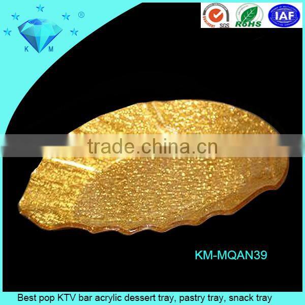 Best pop KTV bar acrylic dessert tray, pastry tray, snack tray