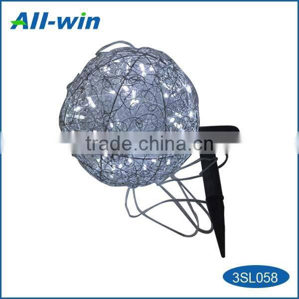 high-quality garden solar light with 20 pcs warm white LED