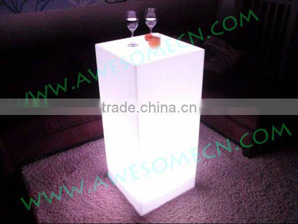 high-gloss white acrylic framed Modular lighted portable pedestals (TA110A)