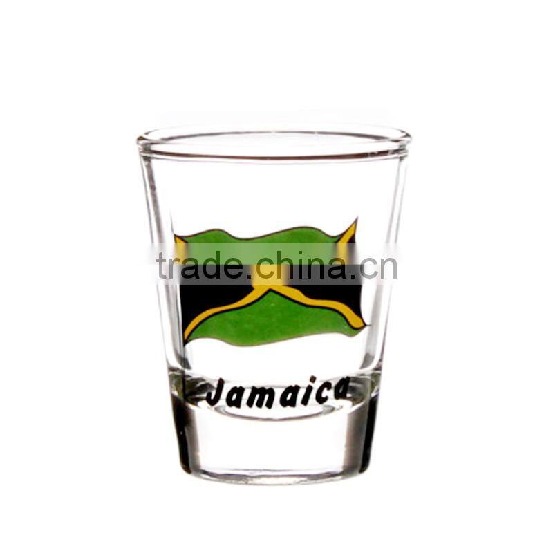 custom tourist souvenir shot glass