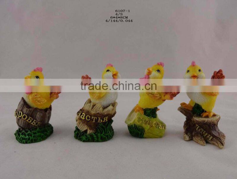 2017 new year resin zodiac chicken for sale