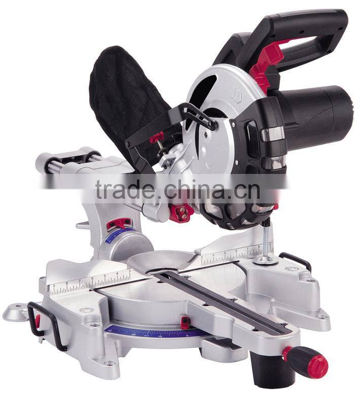 255mm 10" 2000W Wood Cutting Electric Single Bevel Slide Mitre Saw Big Cutting 340mm with Twin Laser GW8014H