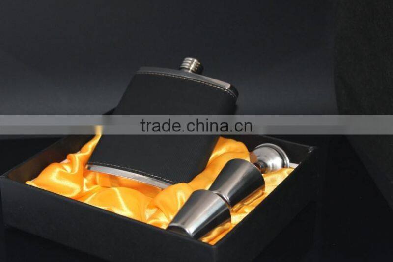 new design 7oz stainless steel black wine glass set