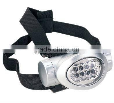 8 led safety helmet headlamp