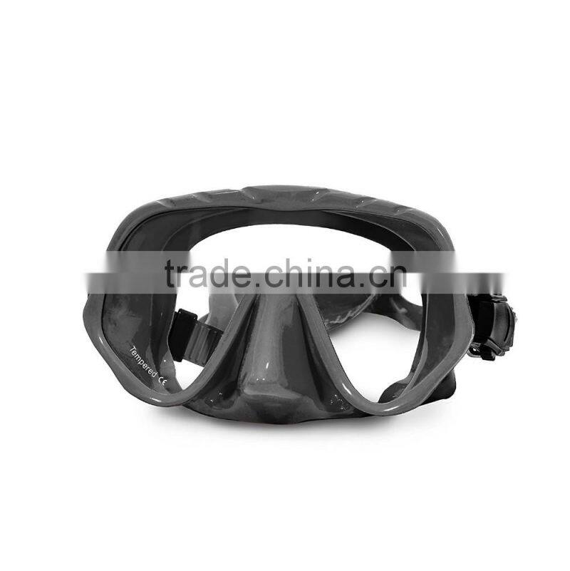 Colorful Professional Silicone Black Adult Diving Sets(ST-1000)