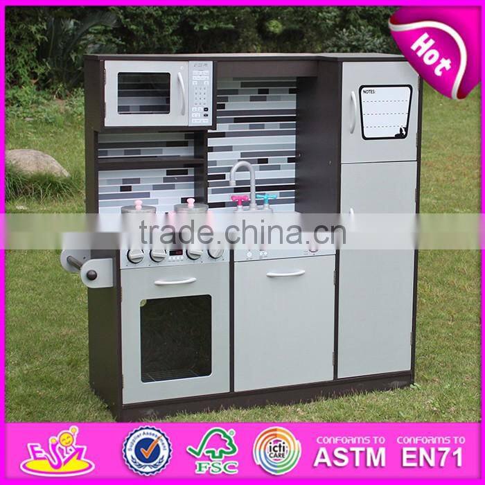Best design children bedroom furniture wooden play kitchen W10C273
