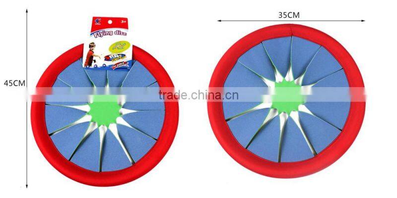 Custom promotion 35cm cotton fabric frisbee toys in China