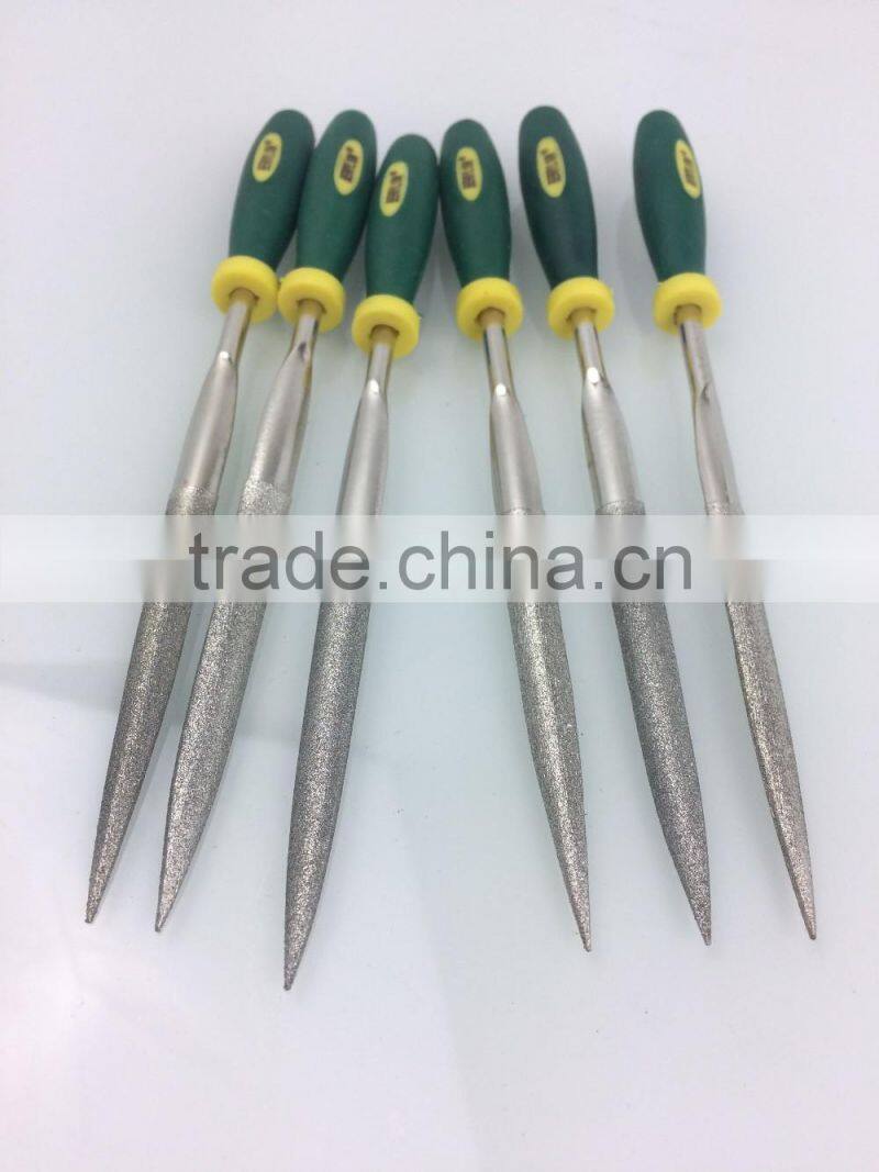 BERRYLION half round diamond file length 140mm with soft grip