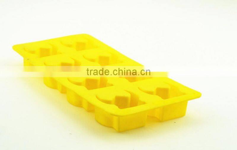 11195 cow head shaped silicone chocolate mould and mold