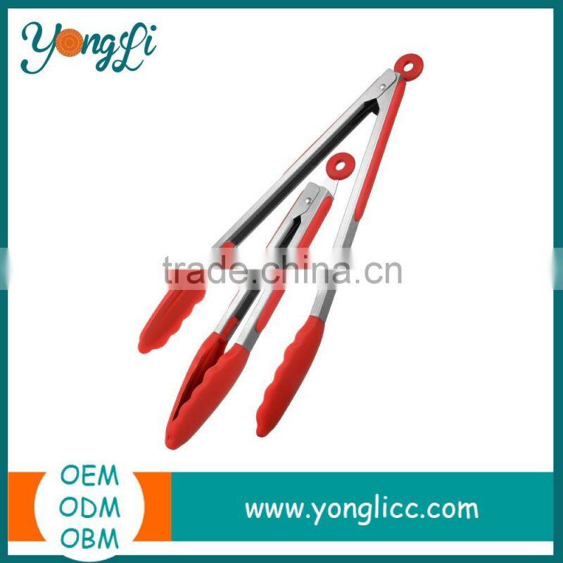 Kitchen Accessory Silicone Food Tong,Cooking Function of Food Tongs