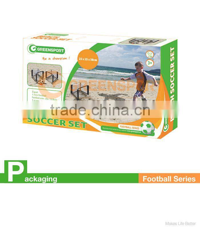 Metal twin mini beach soccer goal/Beach games/Metal