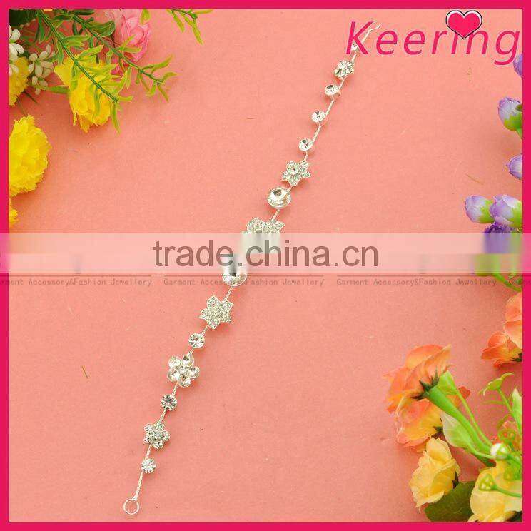 Hot sale fancy beads rhinestone wedding bridal hair accessories for women WHD-024