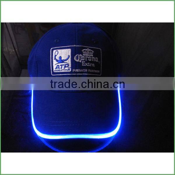 camouflage led cap solar led light cap with embroidery