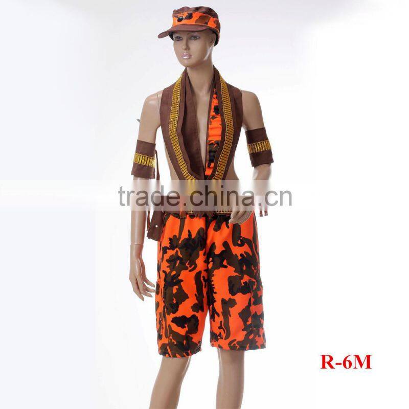 Popular soldier samba costumes carnival outfits night club wears
