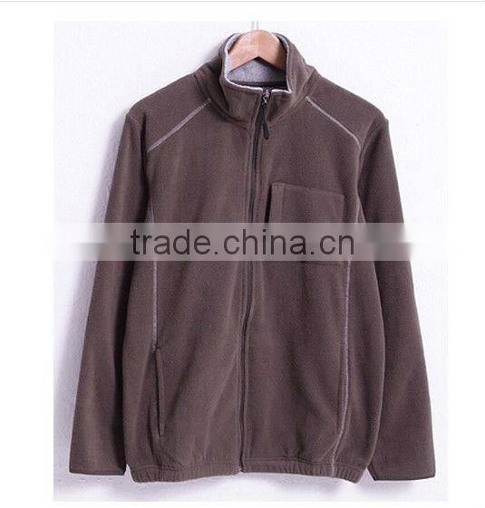 men and women polar fleece stand-up necks zipper-up hoodies , hoodie factory in china , OEM service