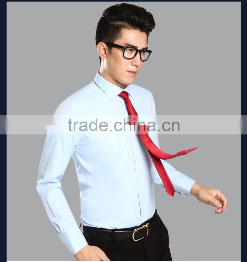 OEM long sleeve shirt for men,custom business shirts,slim fit white men dress shirt
