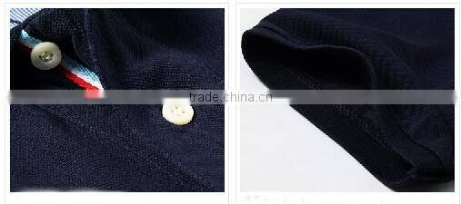 2016 new design turndown collar anti-UV quick dry shirt plain color man polo t-shirt