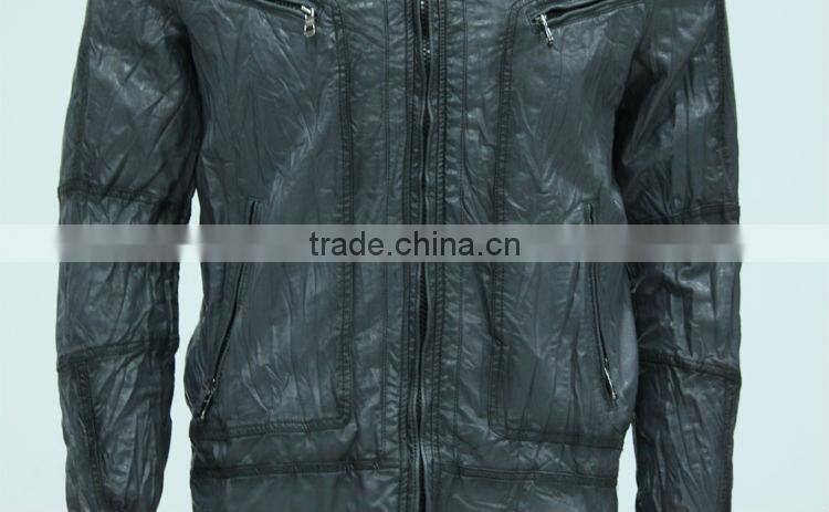 ALIKE color leather jackets for men