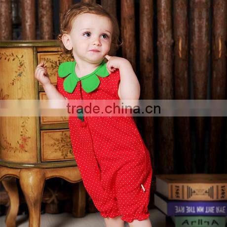 Velvet vivid red cotton baby girl party dress baby clothes with waist belt from China