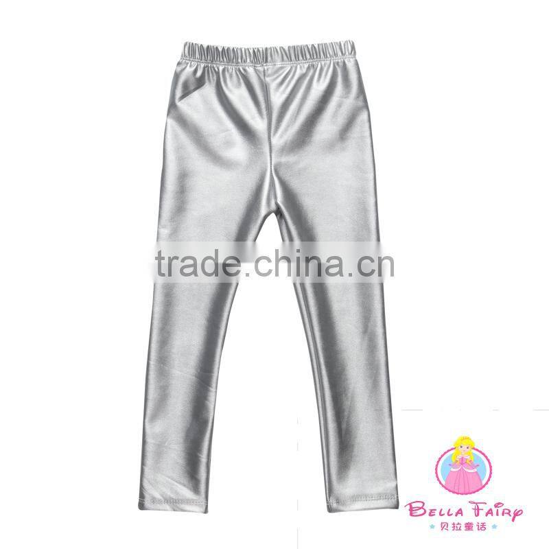 wholesale new style fall boutique girls pants fabric printed gold baby legging baby pants made in China 2016