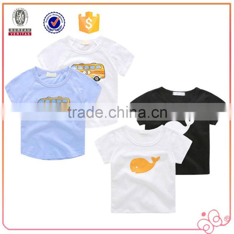 China manufacturer customized fancy boys kid t-shirt
