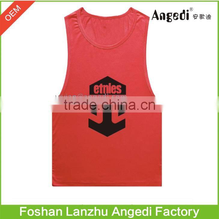 Mens' muscle building clothing dry fit bodybuilding tank top gym singlet