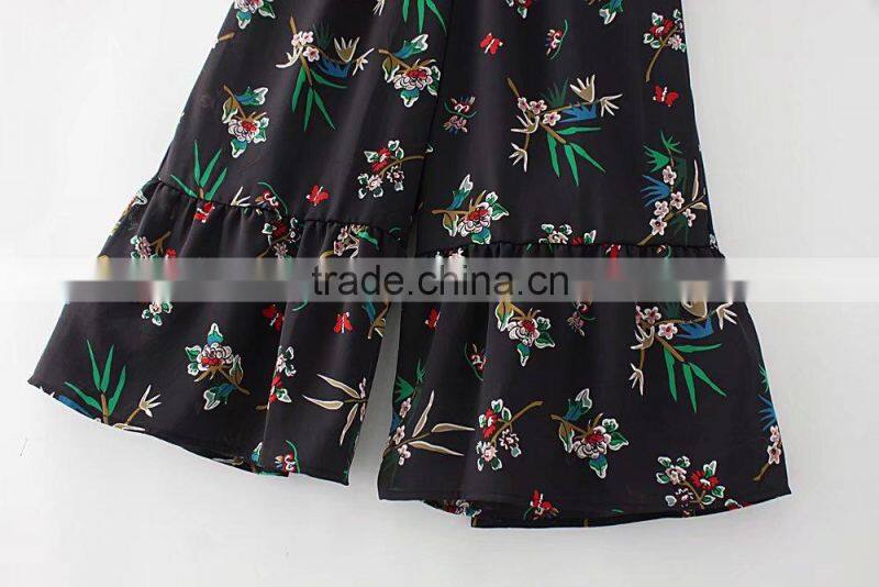 MAXNEGIO chiffon women cargo wide leg dress pants