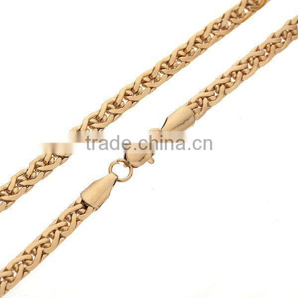 Simple fashion thick link chain necklace