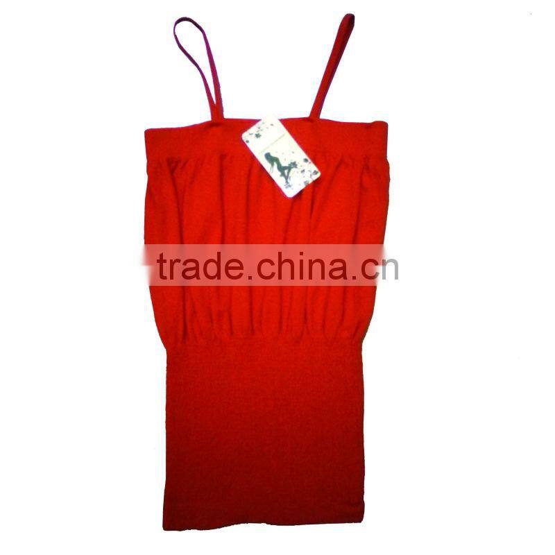 2015 Strapless Tube Top/ Cami Seamless Tank top