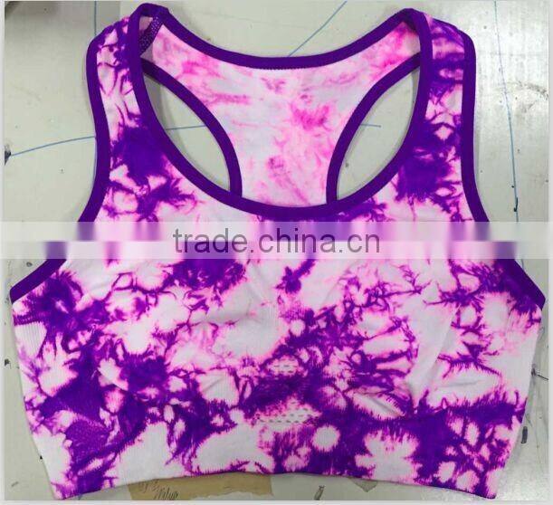 Women's seamless yoga bra with bandhnu