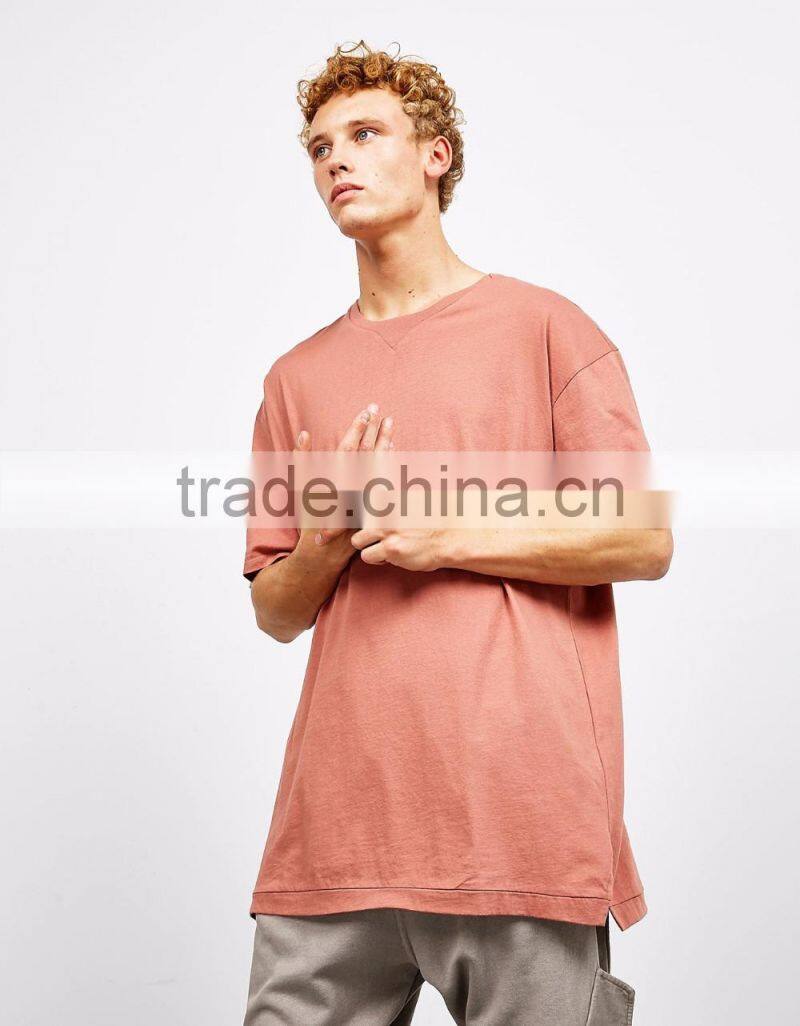 MGOO Wholesale Cotton Plain Streetwear Fashion Softex Round Neck T-Shirts OEM Big Quality T-shirt Manufacturer