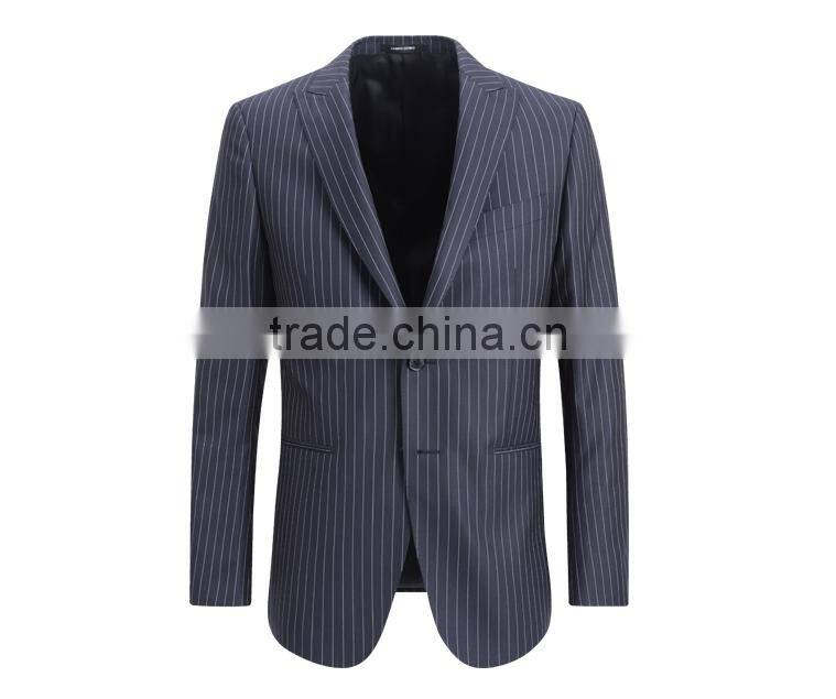 Custom Design New Style Men Suit And Low Price Stripped Arrow Lapel 2 Button Formal Suits